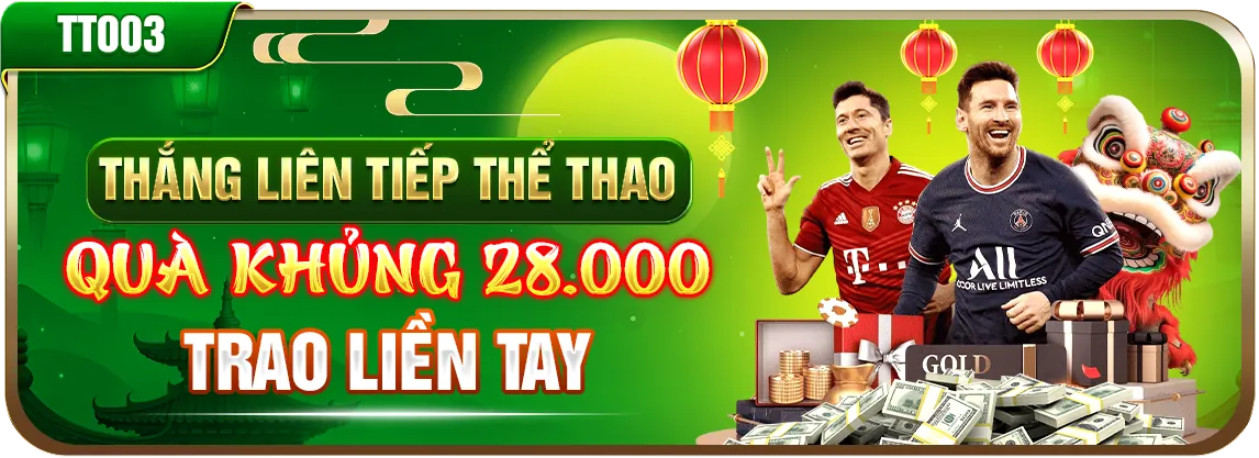 Banner khuyến mãi độc quyền cho cá cược thể thao club888 với phần thưởng vàng